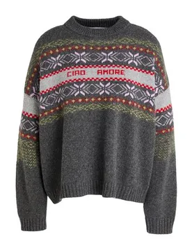 Pullover Damen Braungrau S Damen - GIADA BENINCASA - FashionsVida