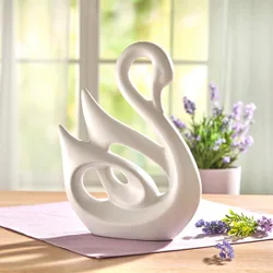 Designer-Schwan aus Keramik Eldo