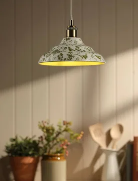 Audley Ceramic Pendant Light White Mix - Joules Home Lighting - FashionsVida
