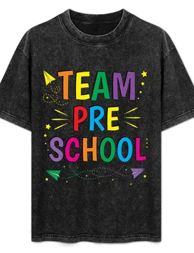 Preschool Team Pre-K Teacher Shirts Gifts T-Shirt Art Pattern Printed Casual Top - Aliexpress - FashionsVida