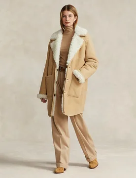 Abrigo de mujer de piel reversible - Polo Ralph Lauren - FashionsVida