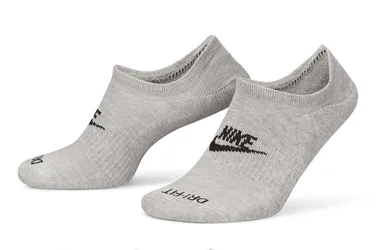 Everyday Plus Cushioned Footie Socks (3 Pairs) - Socken - grau - Unisex - Size: XL