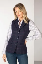 Hannah Womens Tweed Waistcoat - - Size: 8