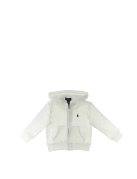 Felpa con cappuccio POLO BOYS BIANCO 3 - Ralph Lauren - FashionsVida