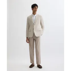 Pantalón chino con pinza de hombre