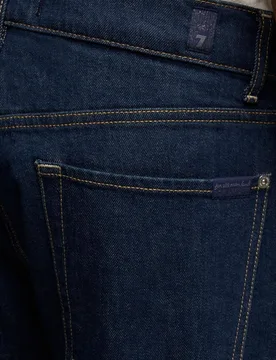 Vaqueros de hombre regular de tiro medio en color marino - 7 For All Mankind - FashionsVida