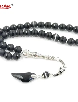 Crystal Tasbih and agates tassel Popular style Black Crystal Muslim prayer beads 33 66 99Misbaha beads Islam Rosary Islamic gift - Aliexpress - FashionsVida