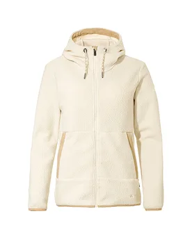 Giacca in pile da donna Manukau II Hoodie crema 44 - VAUDE - FashionsVida