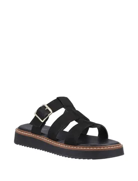 Women's Celeste Slide Sandal in Black Size: 8 - Black - Size: 8 - Hush puppies - FashionsVida