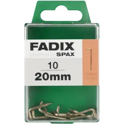 Alcayata Acero Cuadrada 20 mm - Caja 10 Uds