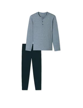 Pyjama bleu nuit bleu 50 - Schiesser - FashionsVida