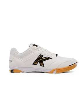 Chaussures De Futsal Precision In White / Gold / Black EU 44 Homme - Kelme - FashionsVida