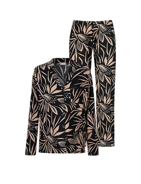 Pyjama VIVID BLOOM noir noir XL - Mey - FashionsVida