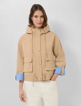 Cazadora de mujer en tejido técnico - Roberto Verino - FashionsVida