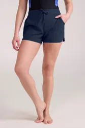 Womens Stretch Board Shorts - Navy - Navy - Size: 18