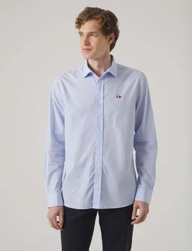 Camisa de algodón de hombre corte regular de cuadros - Scotta 1985 - FashionsVida