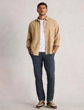 Regular Fit 5 Pocket Chinos Navy male - White stuff - FashionsVida