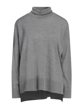 Rollkragenpullover Damen Grau M,S Damen - Roberto collina - FashionsVida