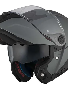 Casco Moto Modulare P/J ATOM 2 SV SOLID A2 Opaco taglia S - MT Helmets - FashionsVida