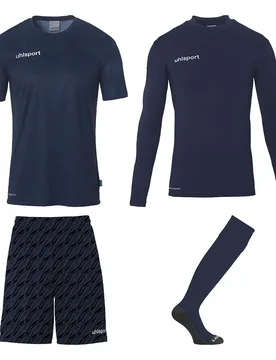 Ensemble à Manches Longues Progressive Bundle Navy Blue 10-11 Années Garçon,Fille - Uhlsport - FashionsVida