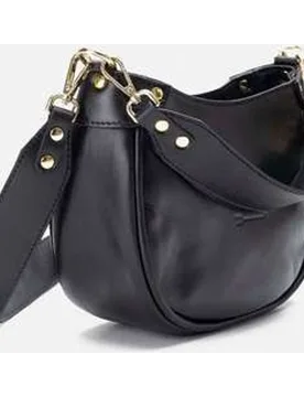 Bolso mediano de piel coney con cierre de cremallera - Mercules - FashionsVida