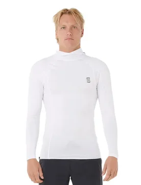 Rash Guard à Manches Longues Et à Capuche S-series Upf Perf White L - Rip curl - FashionsVida