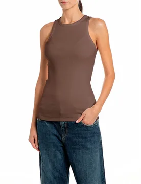 T-shirt Sans Manches W001p.000.7225qw Pinecone S - Replay - FashionsVida