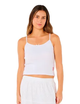 T-shirt Sans Manches Poolside Optical White S - Rip curl - FashionsVida
