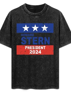 President 2024 Howard Stern T-Shirt Simple Casual Short Sleeve Cotton T-Shirt - Aliexpress - FashionsVida