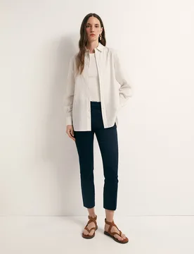 Sfera - Pantalón capri hebilla - Sfera - FashionsVida