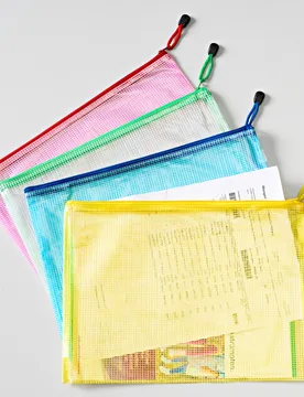 Dokumententaschen mit Reißverschluss, 4er-Set - 3Pagen - FashionsVida