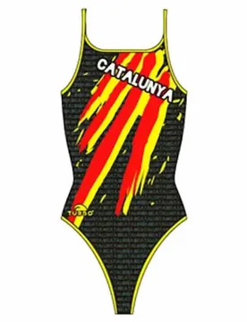 Catalonia Thin Strap Swimsuit Black 7-8 Years Girls - TURBO - FashionsVida