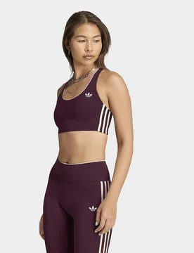 Womens Reggiseno sportivo Originals con supporto medio - Rosa, rosa rosa Donna taglia L - Adidas - FashionsVida