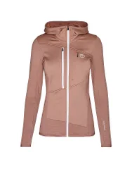Chaqueta polar de mujer Fleece Grid Hoodie baya M