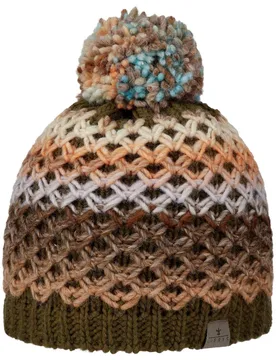 Elvara Pompom Hat by - olive - Damen - Size: One Size - Lierys - FashionsVida