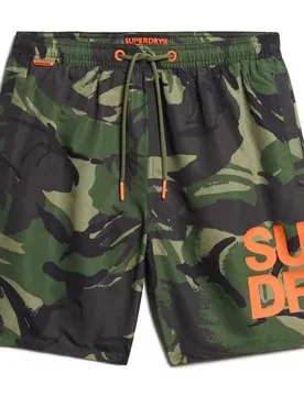 Short De Bain Sportswear Logo 17´´ Para Camo S - Superdry - FashionsVida