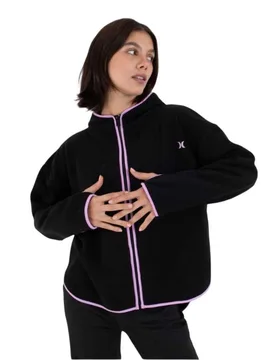 Hurley Giacca Strike Out Black S - Hurley - FashionsVida