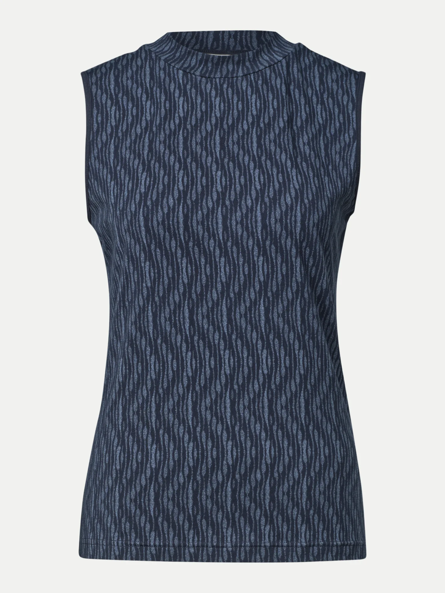 Top mit Turtleneck Blau 36 - Street One - FashionsVida