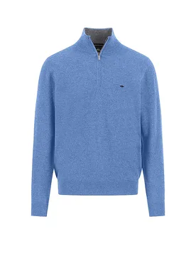 Pull Troyer bleu clair 4XL - Fynch-Hatton - FashionsVida