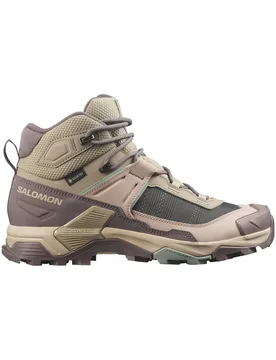 Chaussures de randonnée journée en GORE-TEX - X Ultra 5 Mid GTX W Iron/Dsrtan/G - Taille 37 1/3 - Salomon - FashionsVida