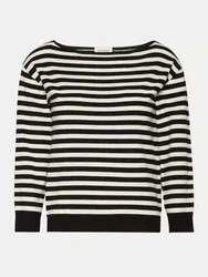 Streifenpullover WKDSTECCA Schwarz L