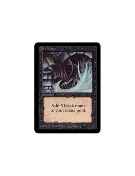 Dark Ritual Alpha - Magic: The Gathering - FashionsVida