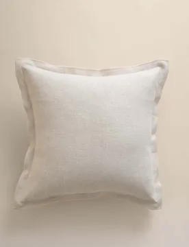 M&S Pure Linen Cushion Ecru - M&S - FashionsVida