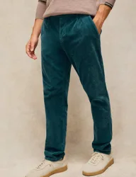 Regular Fit Corduroy Trousers Dark Teal male