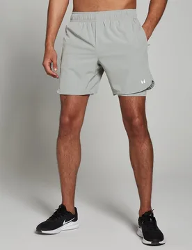 Pantalón corto de entrenamiento 2 en 1 para hombre de - tormenta - L - MP - FashionsVida