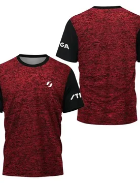 D printed T-shirt for men, table tennis, badminton, training suit for tennis club, daily outdoor summer sports, breathable quic - Aliexpress - FashionsVida