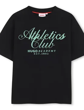 Hugo Maglietta A Maniche Corte G01021 Black 14 Anni - Hugo Boss - FashionsVida