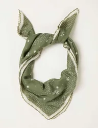 Printed Scarf Green Mix female