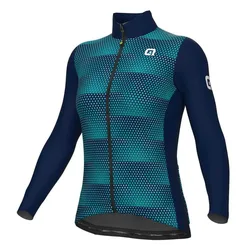 Maglia A Maniche Lunghe Solid Sharp Blue / Torquoise