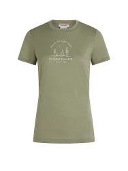 Damen Funktionsshirt Merino 150 Tech Lite Peaceful Pass olive XS W